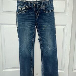 Rock Revival Blue Jeans